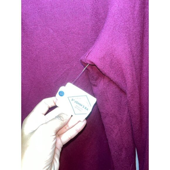 NWR St. Johns Bay Womens Red Long Sleeve Crewneck Sweater XL - Picture 3 of 7